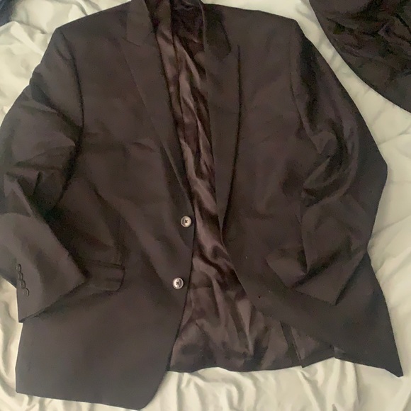 Black with a line pattern